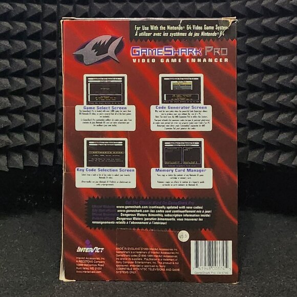 N64 Game Shark Pro  V 3.3 With original box and VHS Tape - Picture 10 of 13